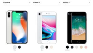 Порівняння iPhone 7 і iPhone 8 і відмінності iPhone X