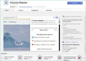Master Volume — збільшуємо гучність в Сһгоме вище норми